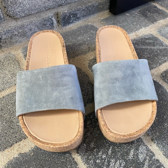 Veronica Beard Suede Sandals Size 5.5 - Picture 2 of 11